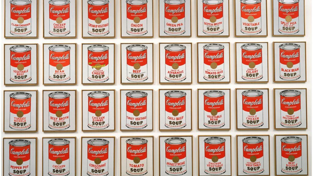 andy warhol print can soup