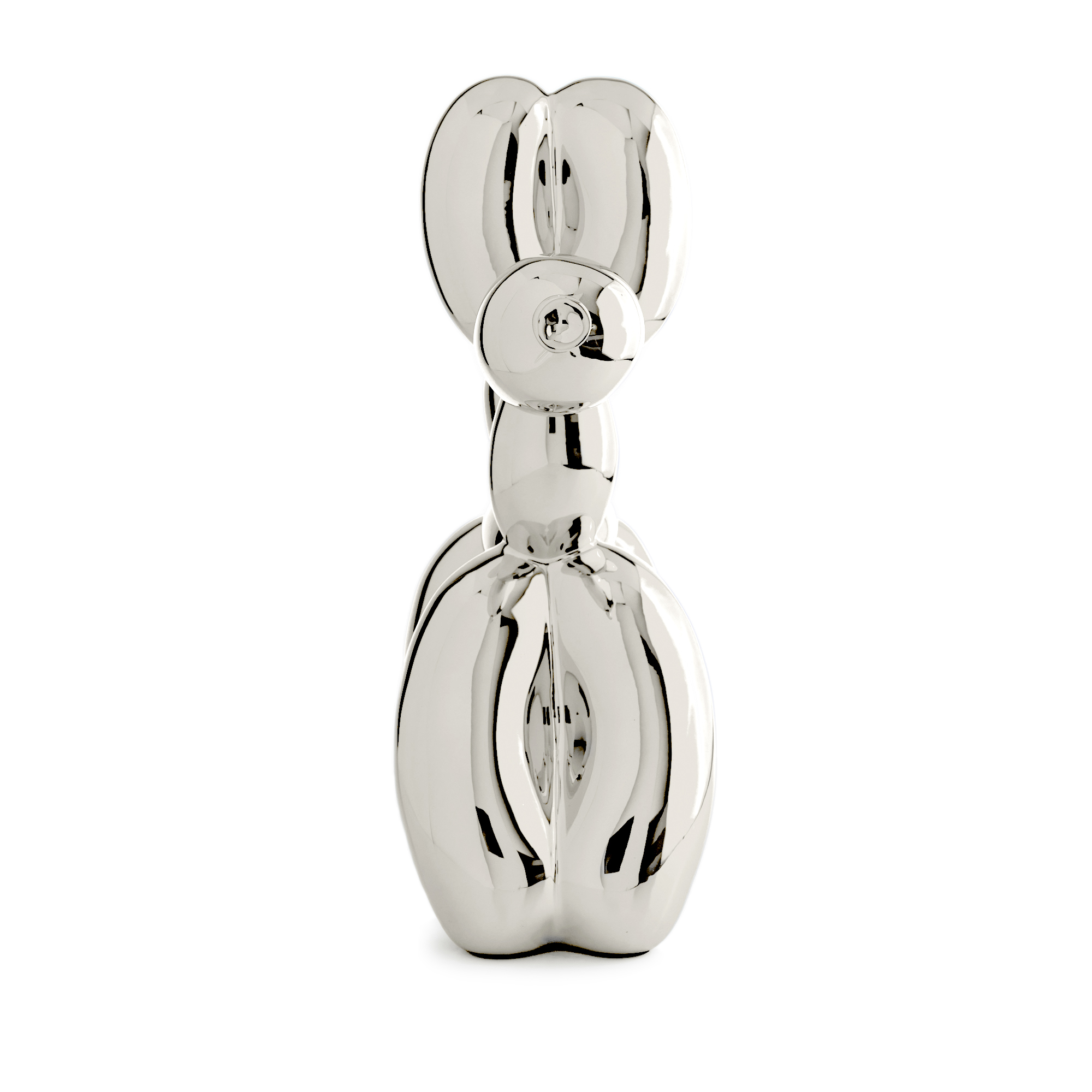 Balloon Dog Rose Silver - Jeff Koons (after) - Image 3