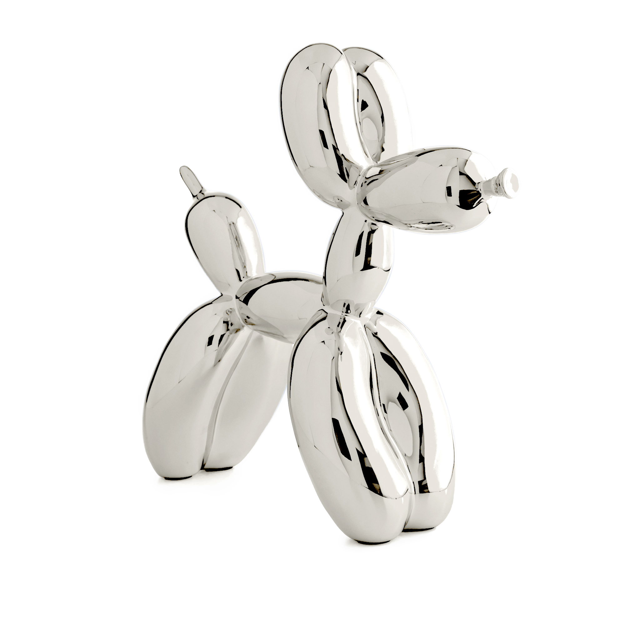 Balloon Dog Rose Silver - Jeff Koons (after) - Image 2