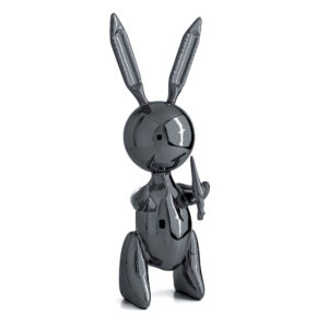 Balloon Rabbit Black - Jeff Koons (after)