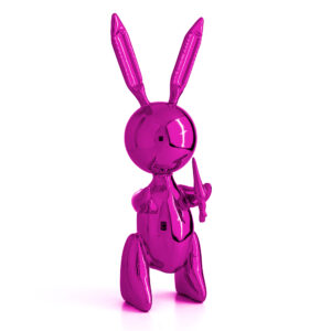 Balloon Rabbit Pink - Jeff Koons (after)