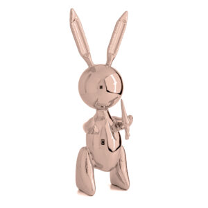 Balloon Rabbit Rose Gold - Jeff Koons (after)