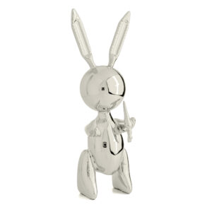 Balloon Rabbit Silver - Jeff Koons (after)