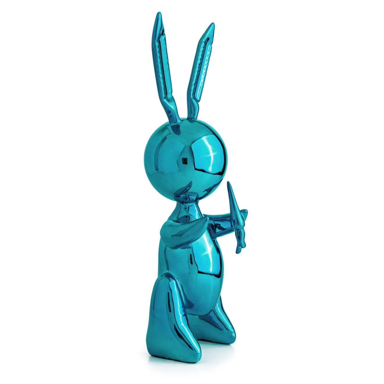 Balloon Inflatable Rabbit Blue Balloon Rabbit Mint blue – Jeff Koons (after) – Mariana Custodio
