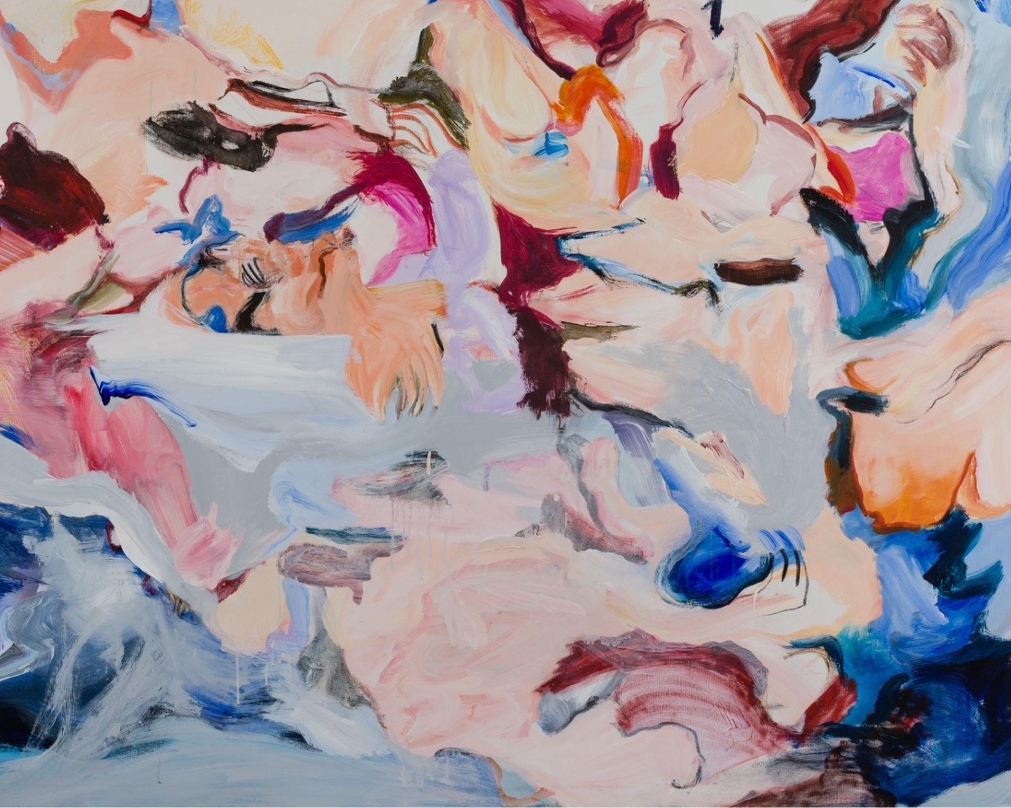 Abstract Expressionist Painting in Acrylic and Oil, 21st Century - Image 3