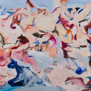 Abstract Expressionist Painting in Acrylic and Oil, 21st Century