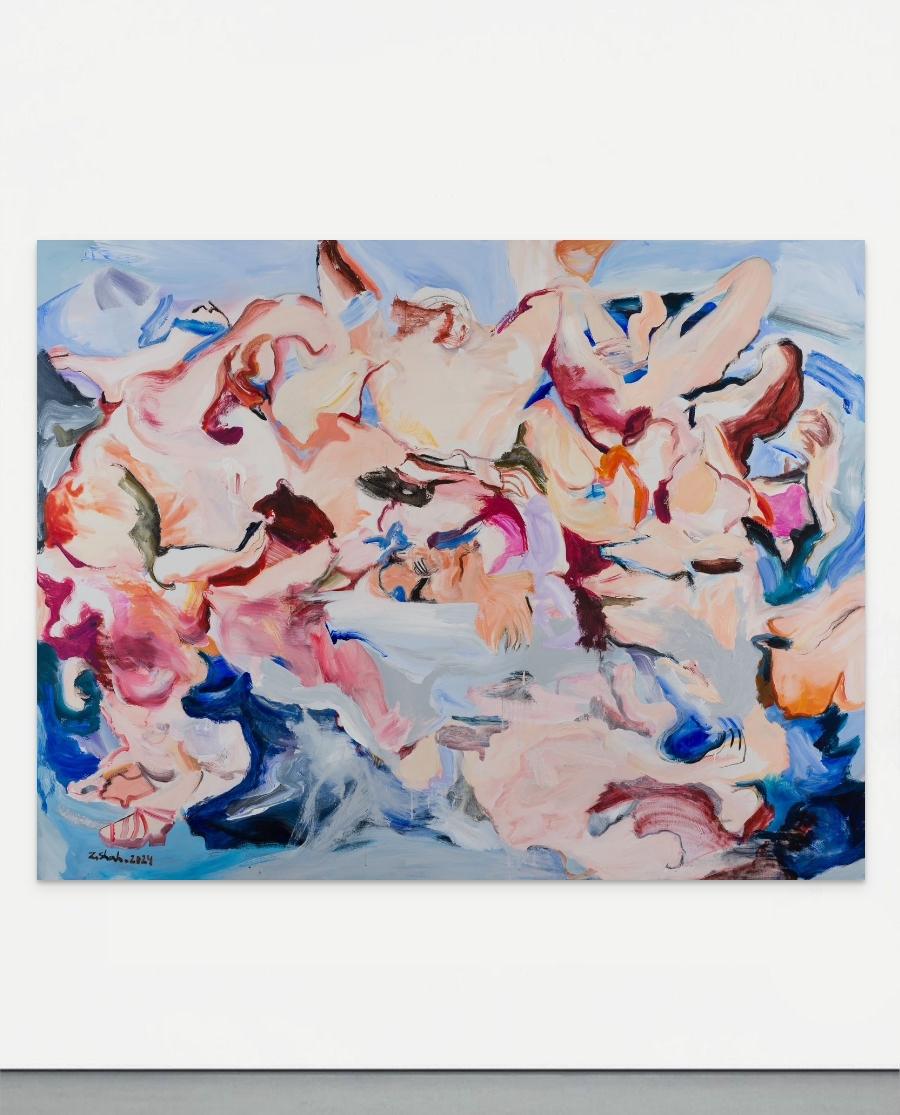 Abstract Expressionist Painting in Acrylic and Oil, 21st Century - Image 2